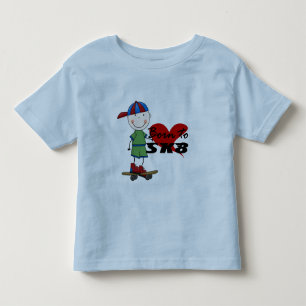 T-shirt SKATEBOARDING - Garoto no Boné de Baseball