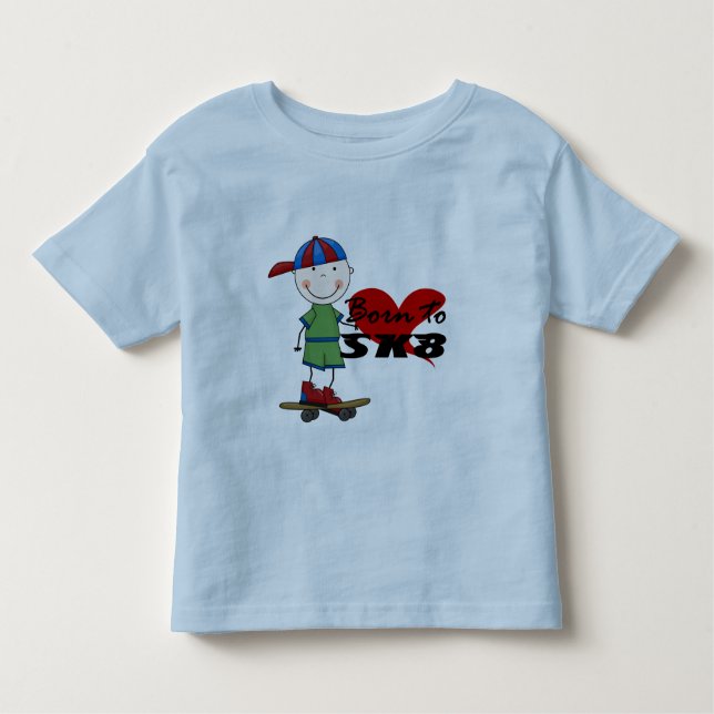 T-shirt SKATEBOARDING - Garoto no Boné de Baseball (Frente)