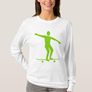 T-shirt Skateboarding - verde de Marciano