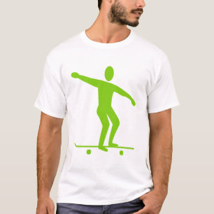 T-shirt Skateboarding - Verde Marciano