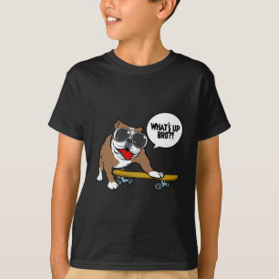 T-shirt Skater do buldogue