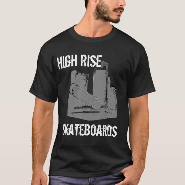 T-shirt Skates altos da elevação (Frente)