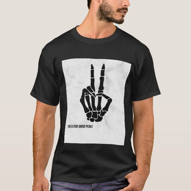 T-SHIRT SKELETON PEACE (Frente)