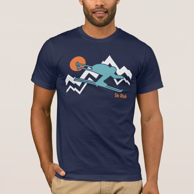 T-shirt Ski Utah (Frente)