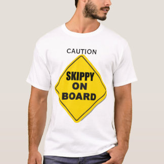 T-shirt skippy a bordo