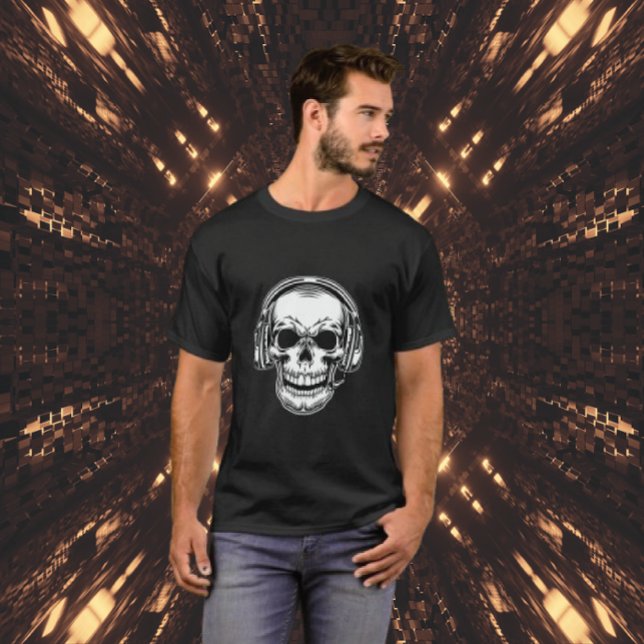 T-Shirt Skull e Dark Shades (Criador carregado)