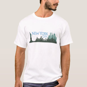 T-shirt Skyline da liberdade de NYC