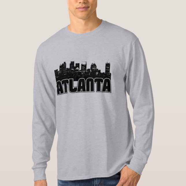 T-shirt Skyline de Atlanta (Frente)