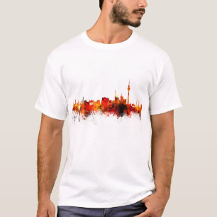 T-shirt Skyline de Berlim Alemanha