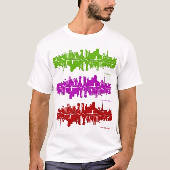 T-shirt Skyline de Vikareal SF (Frente)