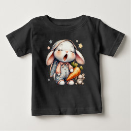 T-Shirt Sleepy Bunny Baby Fine Jersey