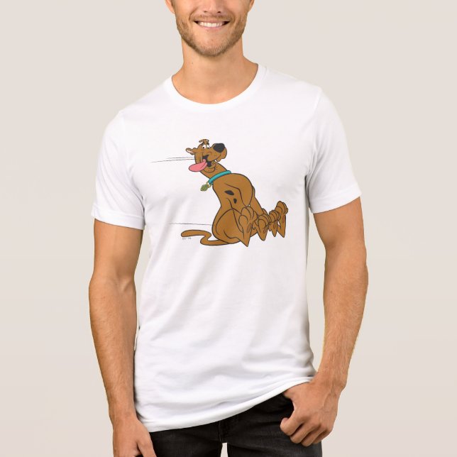 T-shirt Slide Scooby-Doo Com A Língua Para Fora (Frente)