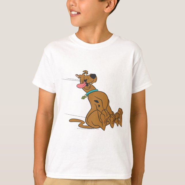 T-shirt Slide Scooby-Doo Com A Língua Para Fora (Frente)