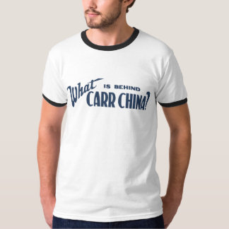 T-shirt Slogan de Carr China: Que é atrás de Carr China?