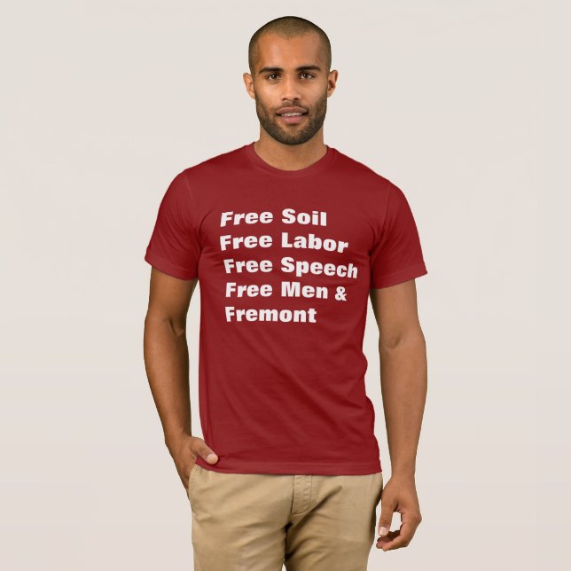 T-shirt Slogan de Fremont (Frente Completa)