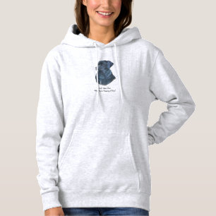 T-shirt slogan divertido com portaita de cão labrador neg