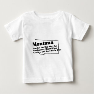 T-shirt Slogan do Estado de Montana