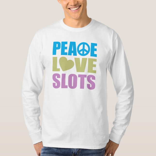 T-shirt Slots de Amor de Paz (Frente)