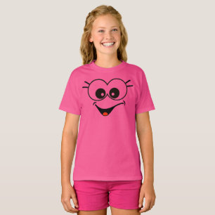 T-Shirt Smiley face engraçado