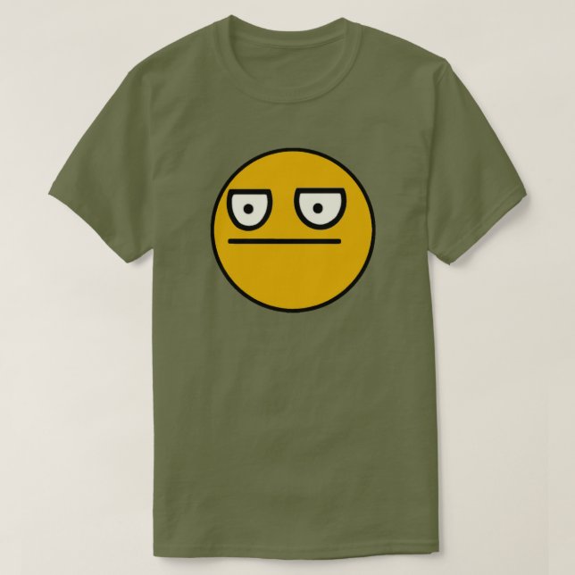 T-shirt Smilie estóico (Frente do Design)