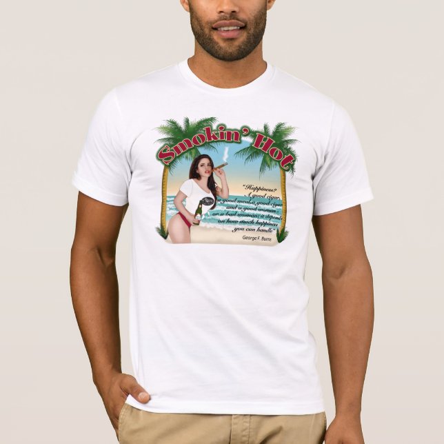 T-shirt Smokin quente (Frente)