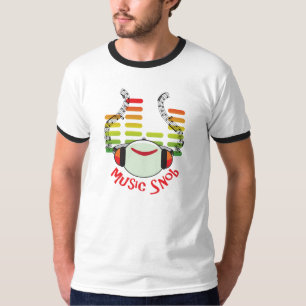 T-shirt Snobe da música multicolorido