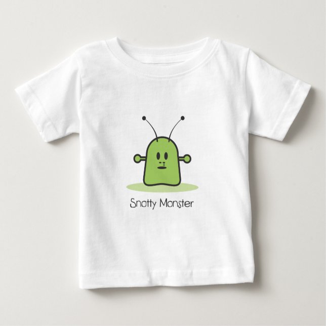 T-shirt Snotty do monstro (Frente)