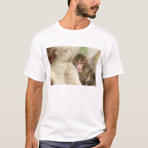 T-shirt Snow Monkey Baby, Jigokudani, Nagano, Japão