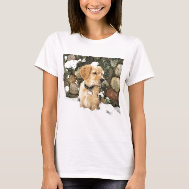 T-shirt Snow Puppy (Frente)