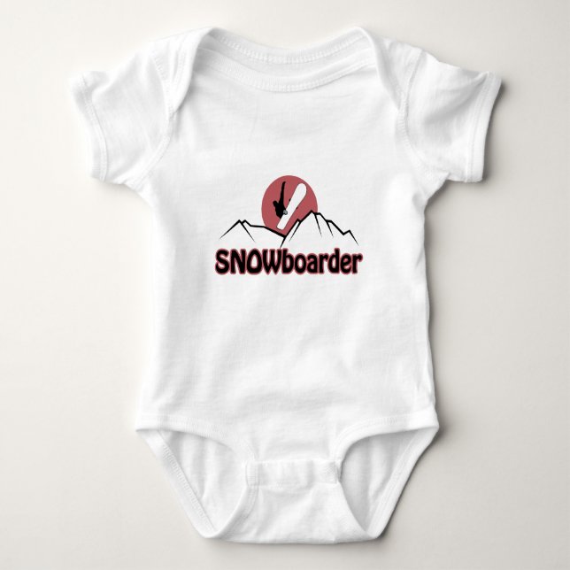 T-shirt Snowboarder (Frente)