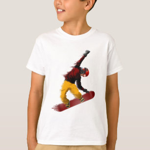 T-shirt Snowboarder