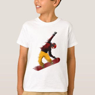 T-shirt Snowboarder