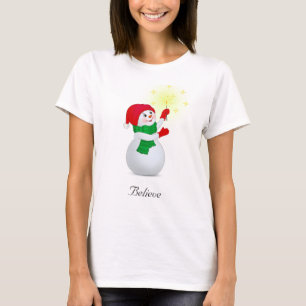 T-Shirt Snowman de Natal