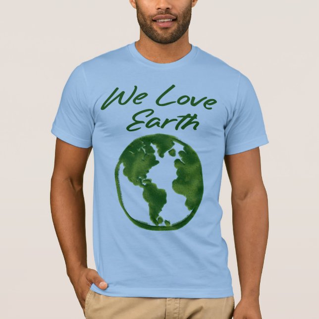 T-Shirt sobre a Terra de Greenpeace (Frente)