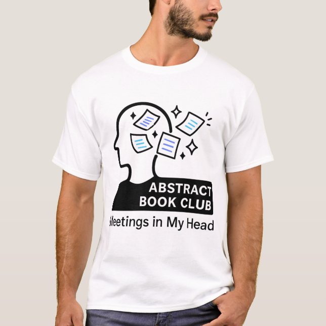 T-Shirt Sobre Livro Minimalista (Frente)