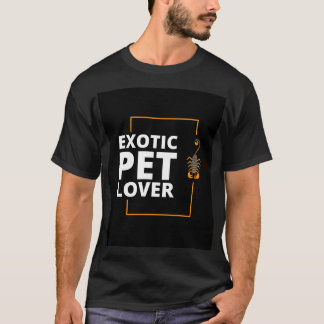 T-Shirt sobre-luz exótica