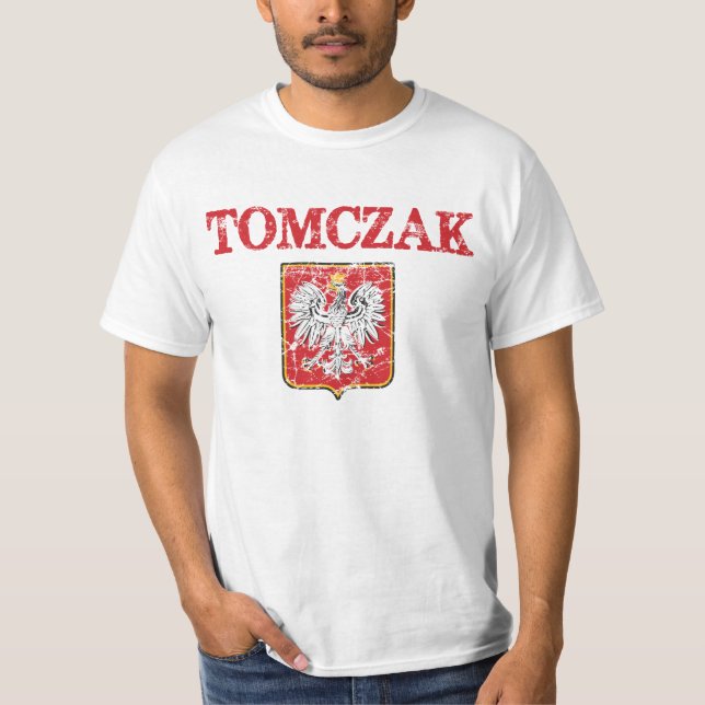 T-shirt Sobrenome de Tomczak (Frente)