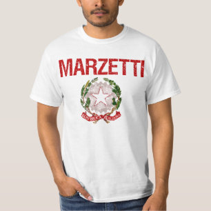 T-shirt Sobrenome do italiano de Marzetti