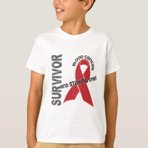 T-shirt Sobrevivente de câncer do sangue
