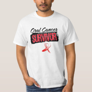 T-shirt Sobrevivente de câncer oral legal