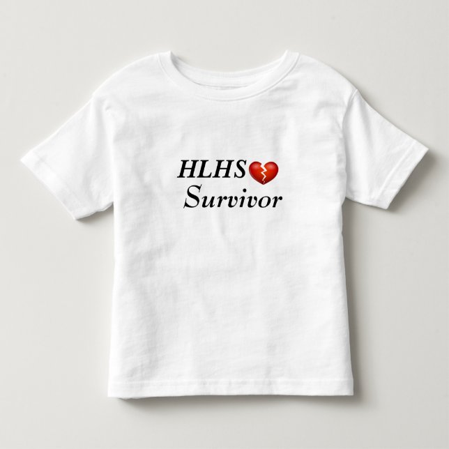 T-shirt Sobrevivente de HLHS (Frente)