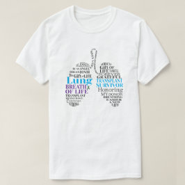 T-Shirt Sobrevivente de Transplante Pulmonar