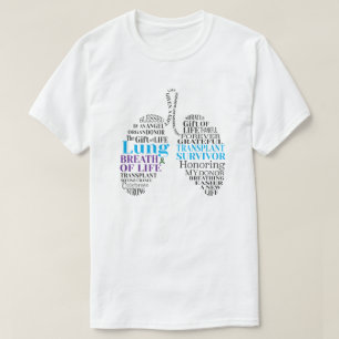 T-Shirt Sobrevivente de Transplante Pulmonar