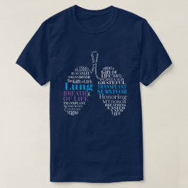 T-Shirt Sobrevivente de Transplante Pulmonar