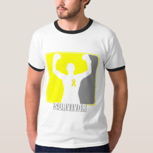 T-shirt Sobrevivente de vencimento do cancer do Sarcoma