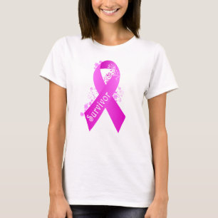 T-Shirt Sobrevivente do Câncer da Mama