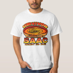 T-shirt Sobrevivente - furacão Isaac - costa do golfo