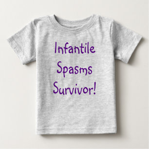 T-shirt Sobrevivente infantil dos espasmos!
