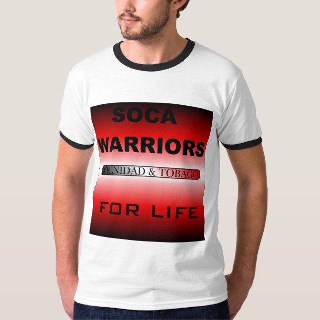 T-shirt soca WarriorTNT para a vida (Frente)