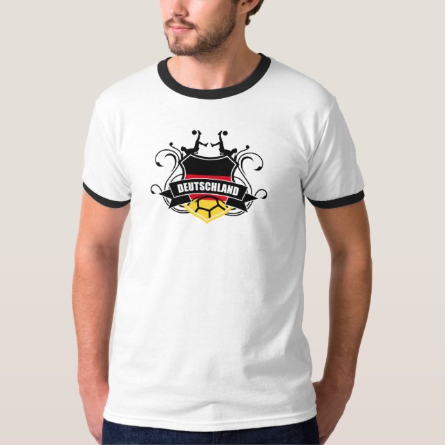 T-shirt Soccer Alemanha futebol (Frente)